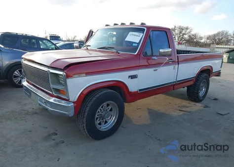 1986 Ford F250 z USA, uszkodzony, nr VIN 1FTHF2513GKA40635